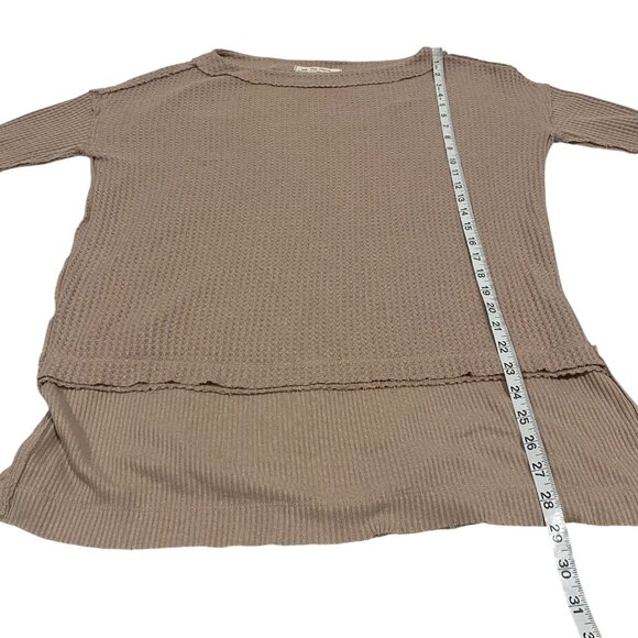 Free People We the Free North Shore Thermal Top in Sand Size XS - Picture 11 of 11